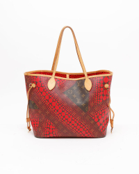 Louis Vuitton Yayoi Kusama Monogram Wave Neverfull MM Tote Bag