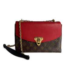 Louis Vuitton Saint Placide Leather Flap Crossbody Monogram