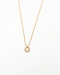 Christian Dior Dior Twist Ring Logo Necklace