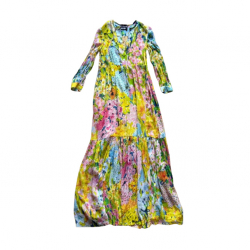 Moschino Maxikleid mit Blumenmuster