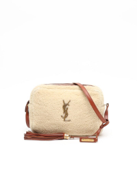 Saint Laurent Shearling Lou Camera Bag