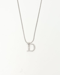 Christian Dior Logo RhinestoneNecklace