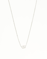 Christian Dior Petit CD Rhinestone Necklace