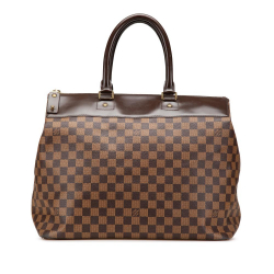 Louis Vuitton B Louis Vuitton Brown Damier Canvas Canvas Damier Ebene Greenwich PM France