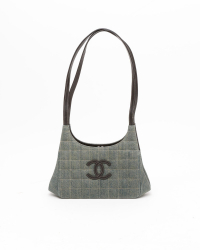 Chanel CC Denim Chocolate Bar Bag
