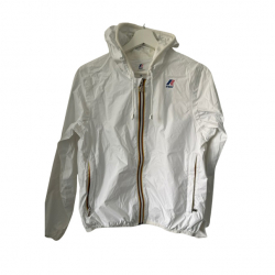 K-Way White rain jacket