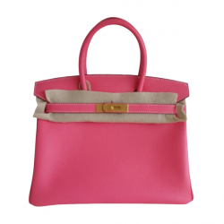 Hermès Hermes Birkin 30 bag azalea pink / oakum