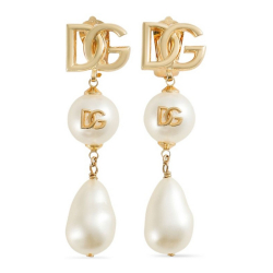 Dolce&Gabbana olce&Gabbana - Women's 'Logo Drop' Earrings