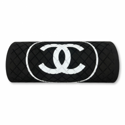 Chanel yoga mat in black foam