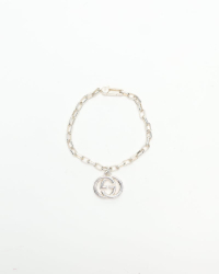 Gucci Logo Silver Bracelet