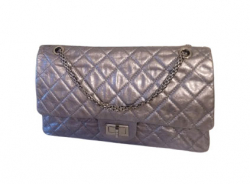 Chanel Reissue 2.55 silver grey