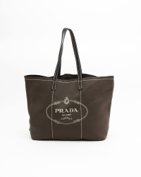 Prada Neoprene Logo Tote Bag