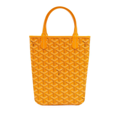 Goyard AB Goyard Yellow Coated Canvas Fabric Goyardine Poitiers Claire Voie France