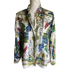 Dolce&Gabbana Blouse with flags and strings