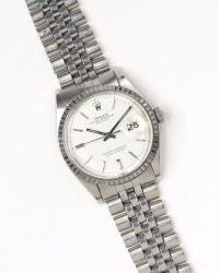 Rolex Datejust 36mm Ref 1603 Very Rare White Dial 1970 Watch