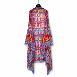 Chanel druck Baumwolle XL Schal SS 2016