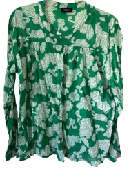 Kookai Grünes und weißes Oberteil