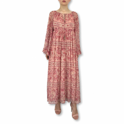 Zimmermann bedrucktes Maxikleid aus Seide