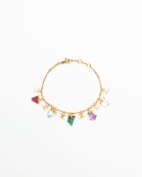 Celine Céline Triomphe Crystal Bracelet