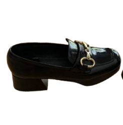 Jeffrey Campbell Damen Student Plattform Block Heel Loafers: