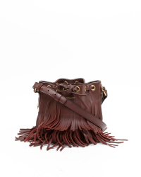 Saint Laurent Emmanuelle Fringe Bucket Bag
