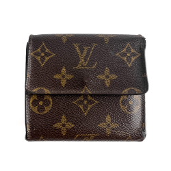 Louis Vuitton Vintage Canvas Folding Wallet Monogram