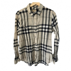 Burberry Bluse mit karierten Quadraten