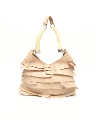 Saint Laurent St Tropez Mombasa Ruffle Bag