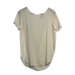 Joie Seiden-T-Shirt in Creme/Ecru