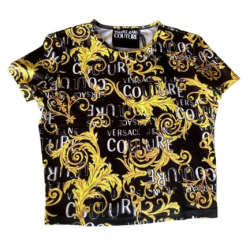 Versace Jeans Top Print Logo Versace Couture Jeans