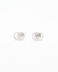 Gucci GG 18kt White Gold Earrings