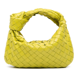 Bottega Veneta B Bottega Veneta Yellow Neon Yellow Nappa Leather Leather Mini Nappa Intrecciato Jodie Italy