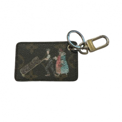 Louis Vuitton Schlüsselanhänger / Taschenschmuck aus Leder