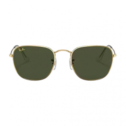 Ray-Ban New RAY-BAN RB 3857 9196/R5 FRANK Sunglasses 51-20 145 Gold Frames w/Green Lenses