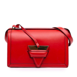 Loewe B LOEWE Red Calf Leather Medium Barcelona Crossbody Spain