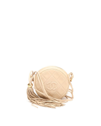 Chanel CC Round Fringe Shoulder Bag