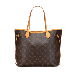 Louis Vuitton B Louis Vuitton Brown Monogram Canvas Canvas Monogram Neverfull MM Spain
