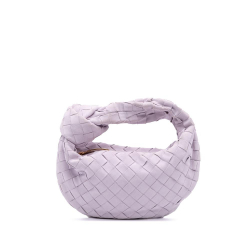 Bottega Veneta B Bottega Veneta Purple Light Purple Suede Leather Mini Intrecciato Jodie Italy