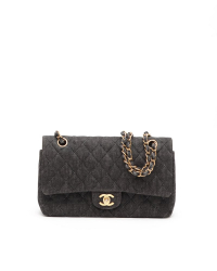 Chanel Denim Classic Medium Double Flap Bag