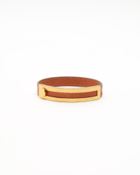 Hermès Pousse-Pousse Leather Bracelet