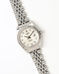 Rolex Lady-Datejust 26mm Ref 69174 Diamond Dial Watch