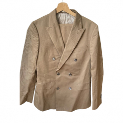 De Fursac Costume beige De Fursac, Pantalons Raccourcis