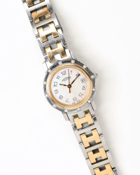 Hermès Clipper 24mm Ref CL4.222 Mother-of-Pearl Dial Watch