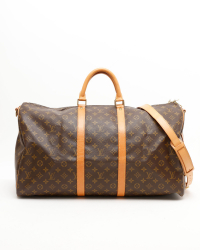Louis Vuitton Monogram Keepall Bandoulière 55 Weekend Bag