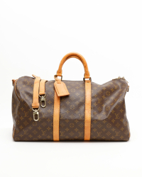 Louis Vuitton Monogram Keepall Bandoulière 50 Weekend Bag