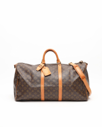 Louis Vuitton Monogram Keepall Bandoulière 55 Weekend Bag