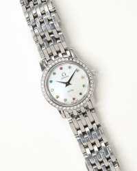 Omega Lady-De Ville 22mm Ref 4575.77 Diamond Watch