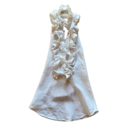 100% Capri Magnifique dos nu en lin à volants, par 100% Capri