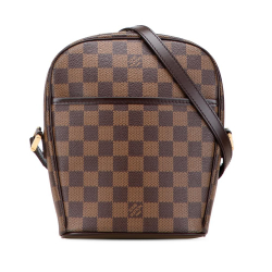 Louis Vuitton B Louis Vuitton Brown Damier Canvas Canvas Damier Ebene Ipanema PM France