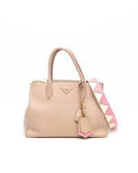 Prada Medium Saffiano Greca Paradigm Tote Bag